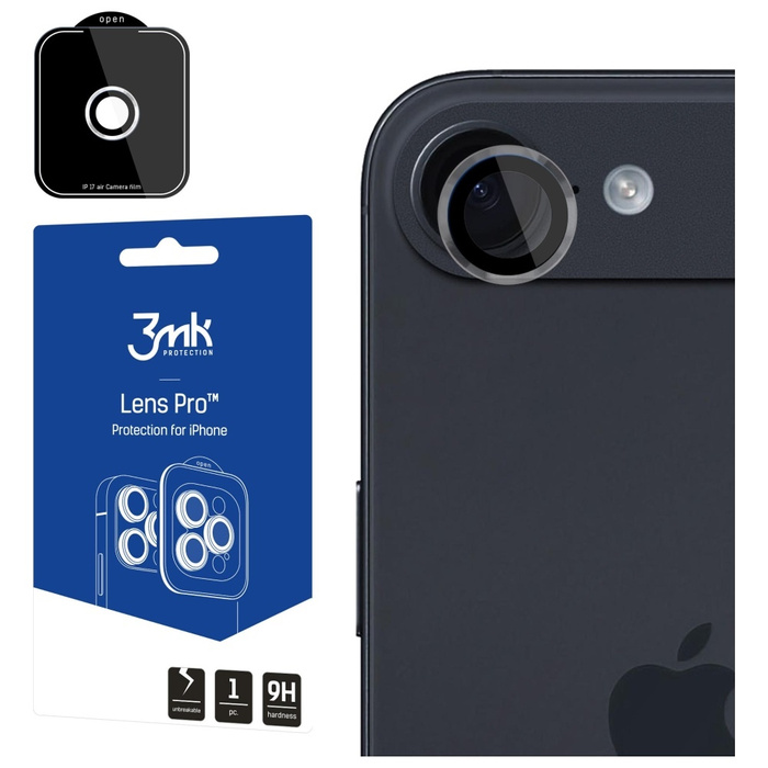 Ochrona na obiektyw aparatu 3MK iPhone 17 Air Lens Protection Pro przezroczysty