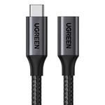 Kabel USB 3.2 Ugreen US372 męski USB-C do żeński USB-C Gen2 1m (czarny)