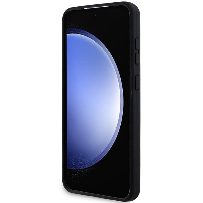 Etui BMW BMHMS24M23SROK S24+ S926 czarny/black hardcase M Silicone Printed Ring MagSafe Case