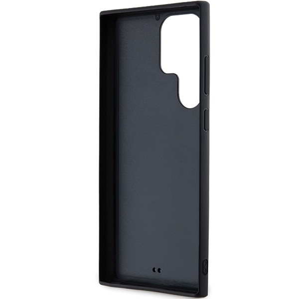 Etui Karl Lagerfeld KLHCS24L3DMBKCK S24 Ultra S928 czarny/black hardcase 3D Rubber Glitter Logo