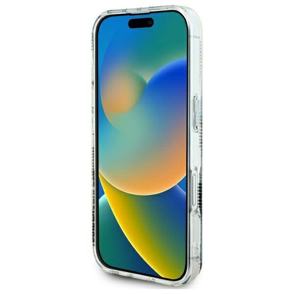 Etui Karl Lagerfeld iPhone 16 6.1" przezroczysty/transparent hardcase IML Choupette Head Electroplated