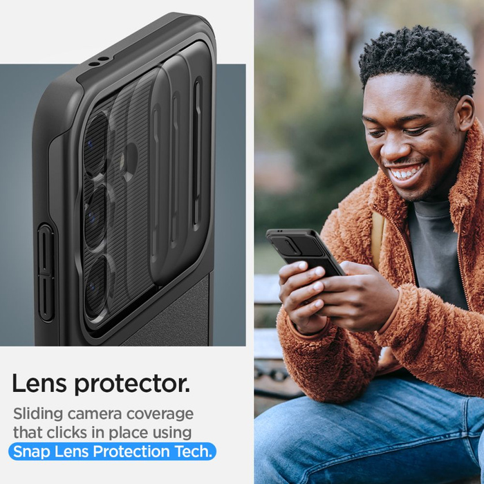 Etui Spigen Optik Armor Samsung Galaxy S24 Black Case