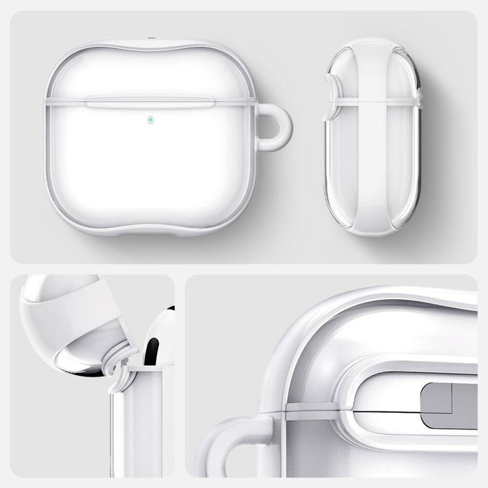 ETUI SPIGEN ULTRA HYBRID APPLE AIRPODS 4 JET WHITE