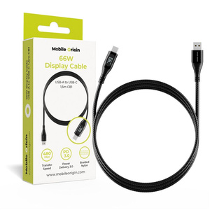 Mobile Origin 66W Display Cable USB-A to USB-C 1,5m CB1