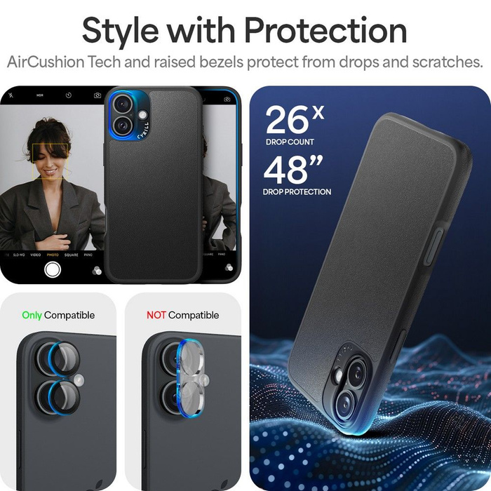 ETUI SPIGEN CYRILL KAJUK MAG MAGSAFE IPHONE 16 BLACK