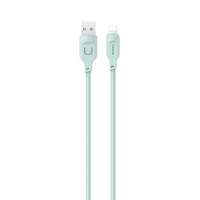 USAMS Kabel lightning Fast Charging 2,4A Lithe Series 1,2m zielony/green SJ565USB04 (US-SJ565)