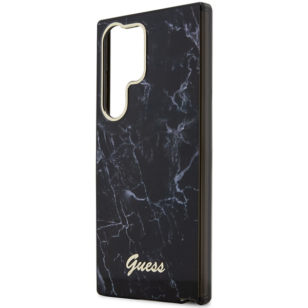 Etui Guess Guhcs23lpcumak S23 Ultra S918 Czarny/black Hardcase Marble Case