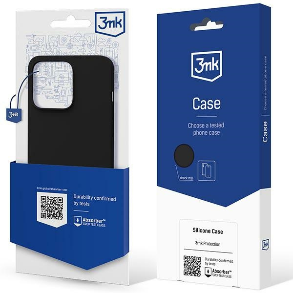 ETUI 3MK Silicone Case iPhone 14 6,1" czarny/black Case
