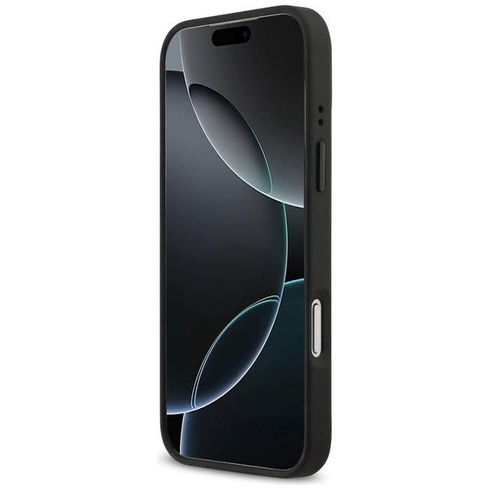 Etui BMW M Tricolor Metal Logo MagSafe   do iPhone 17 Pro Max szary