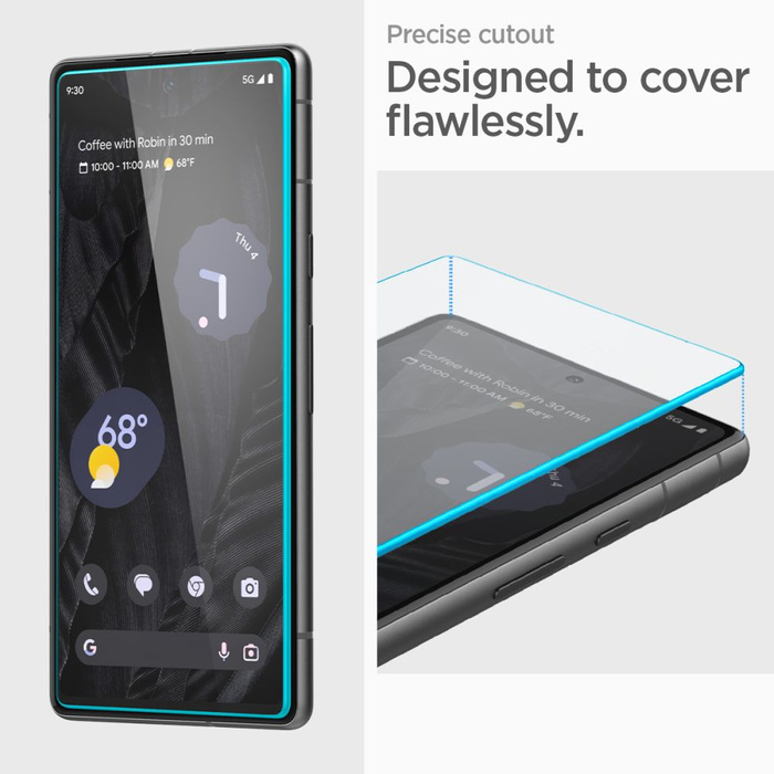 Szkło Hartowane Spigen Alm Glas.tr 2-pack Google Pixel 7A Clear