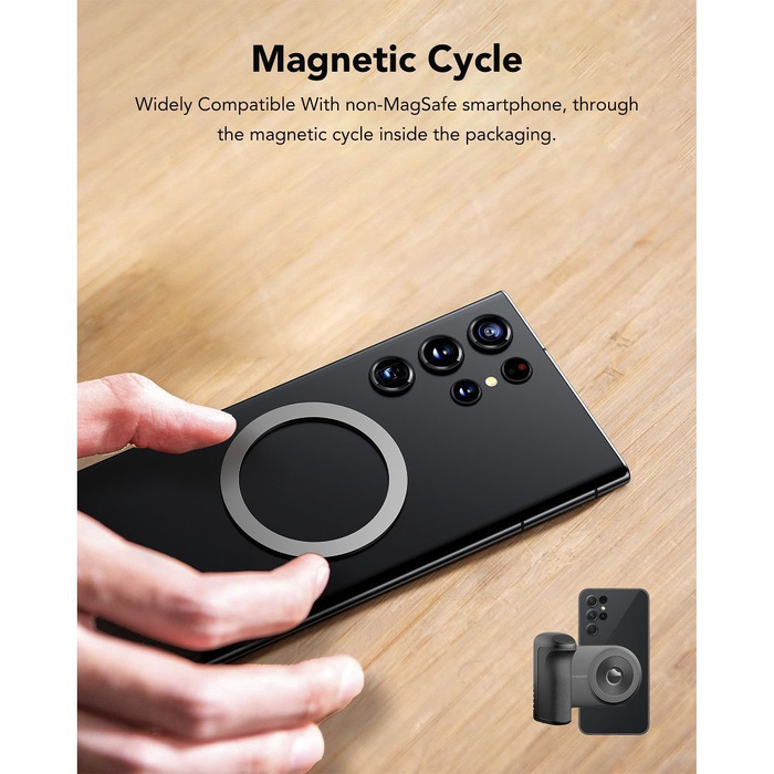 Powerbank zgodny z Magsafe Veger (W0569) PD QC3.0 20W 5000 mAh czarny