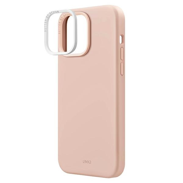 UNIQ etui Lino iPhone 14 Pro 6,1" różowy/pink blush