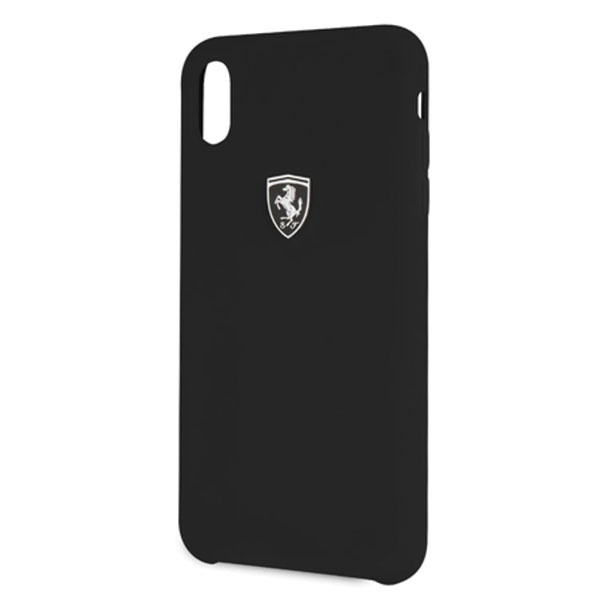 Etui FERRARI Apple iPhone Xs Max Silicone Off Track Czarny Case