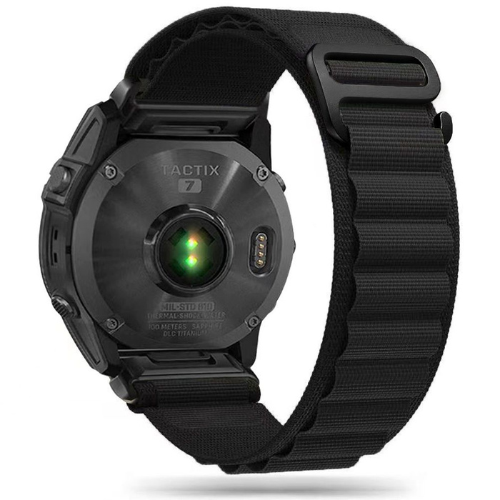 Pasek Tech-protect Nylon Pro Garmin Fenix 5 / 6 / 6 Pro / 7 Black