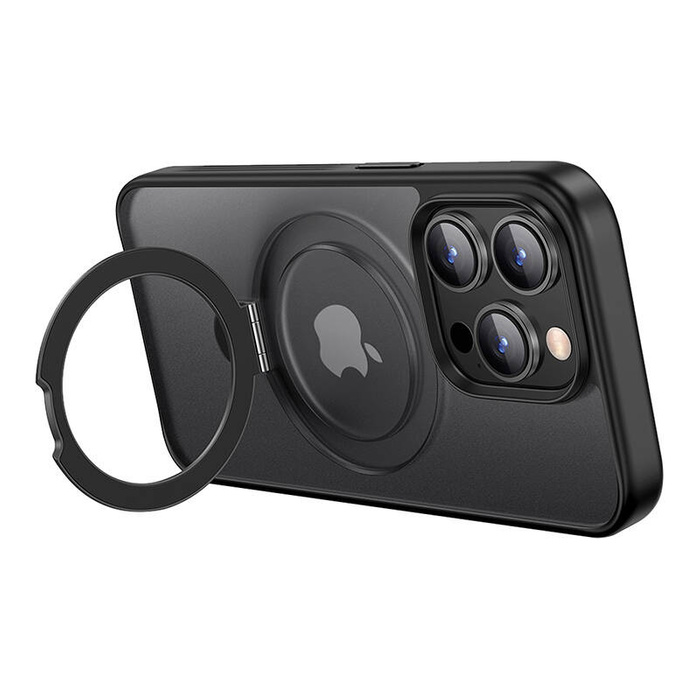 Etui Ochronne magnetyczne etui ze stojakiem UGREEN LP764 do iPhone 15 Pro Max 6.7cala (Czarna)
