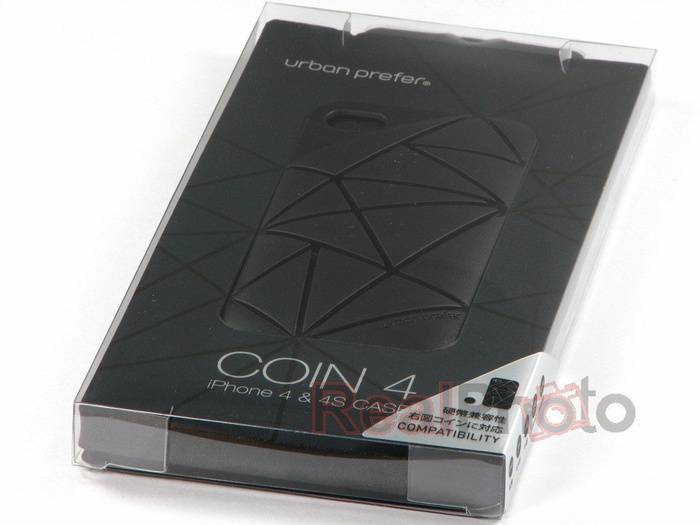 Etui Stand iPhone 4 4S URBAN PREFER Coin Czarne