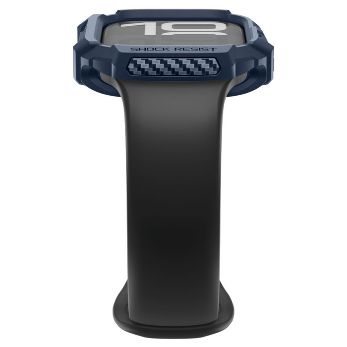 ETUI SPIGEN APPLE WATCH 10 / 11 (42 MM) RUGGED ARMOR V2 NAVY BLUE