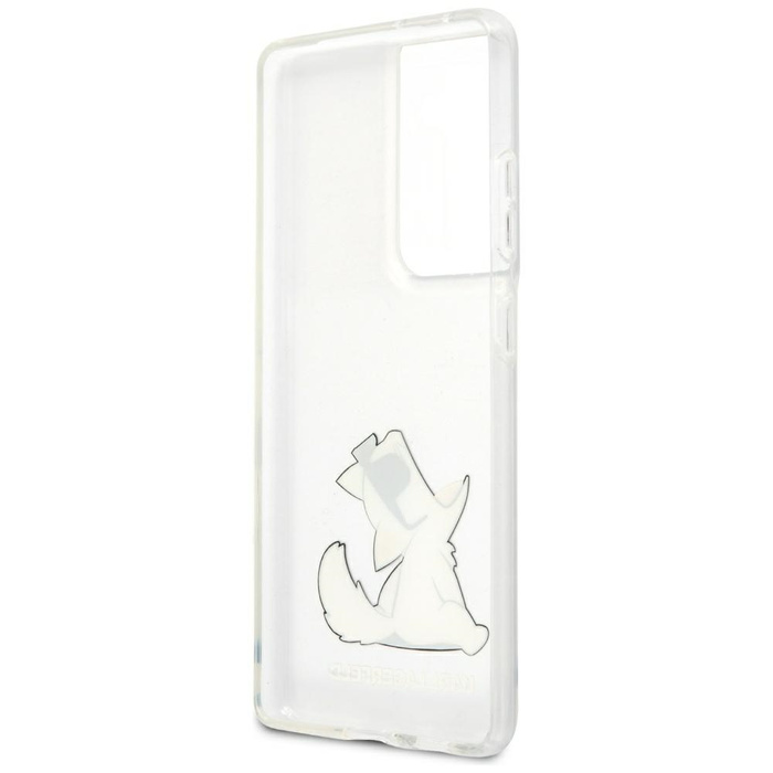 Etui KARL LAGERFELD Samsung Galaxy S21 Ultra Choupette Fun Bezbarwny Hardcase