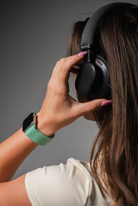 FORCELL F-DESIGN FA02 pasek magnetyczny nylonowy do APPLE Watch 38 / 40 / 41 mm pistacjowy