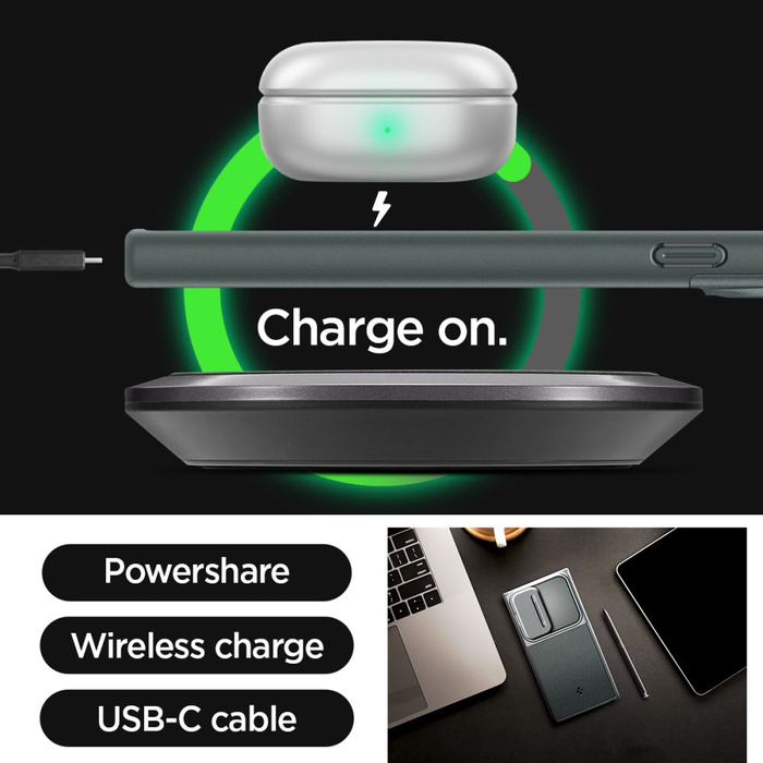 Etui Spigen Optik Armor Samsung Galaxy S24 Ultra Abyss Green Case