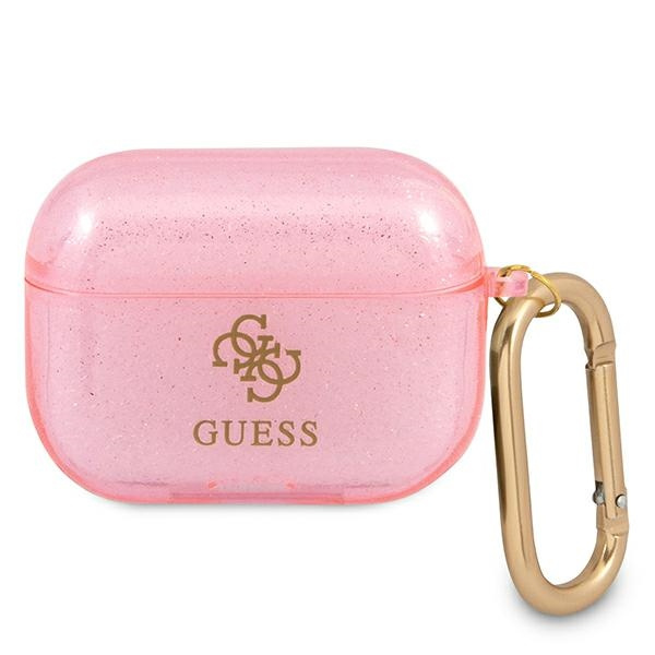 Etui GUESS Apple AirPods Pro Glitter Collection Różowy Case