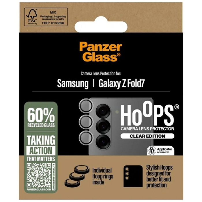 Szkło hartowane na obiektyw PanzerGlass Samsung Galaxy Z Fold 7 Hoops