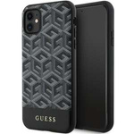 Etui Guess GUHMN61HGCFSEK iPhone 11 / Xr 6.1" czarny/black hardcase GCube Stripes MagSafe Case