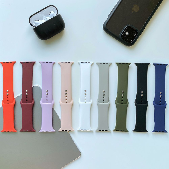Pasek TECH-PROTECT Smoothband Apple Watch 1/2/3/4 (42/44 Mm) Blue Niebieski