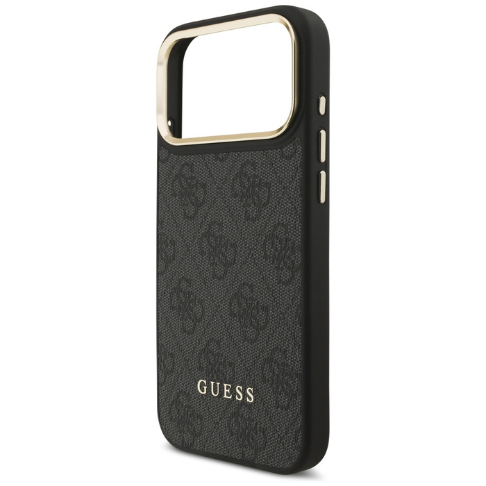 Etui Guess 4G z portfelem Magsafe do     iPhone 17 Pro Max czarny