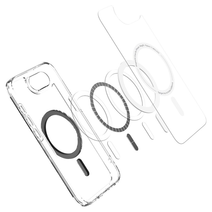 ETUI SPIGEN IPHONE 16E ULTRA HYBRID MAG MAGSAFE CARBON FIBER