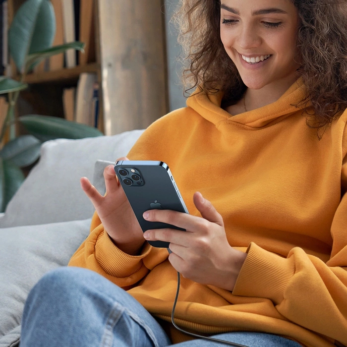 Ugreen kabel przewód MFI (Made For iPhone) USB Typ C - Lightning 3 A 1 m czarny (US304 60759)