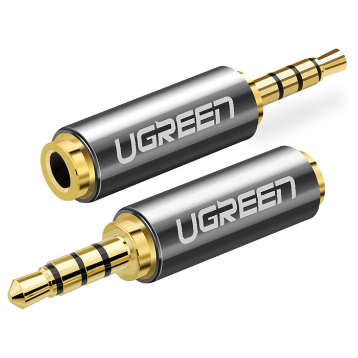 Ugreen adapter audio jack 2.5mm męski z jack 3.5mm żeński czarny (20501)