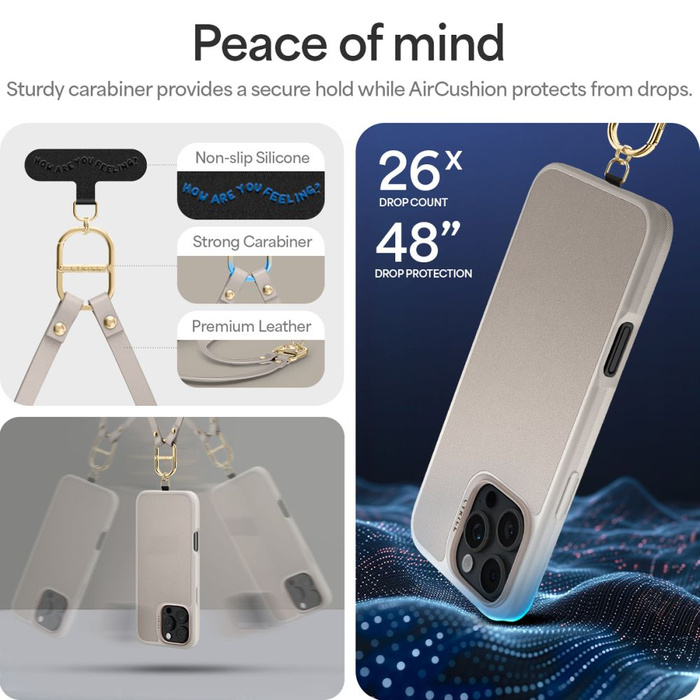 ETUI SPIGEN CYRILL KAJUK CLASSIC CHARM MAG MAGSAFE IPHONE 16 PRO MAX CREAM