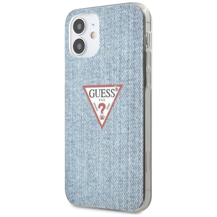 Etui GUESS Apple iPhone 12 Mini Jeans Collection Niebieski Hardcase