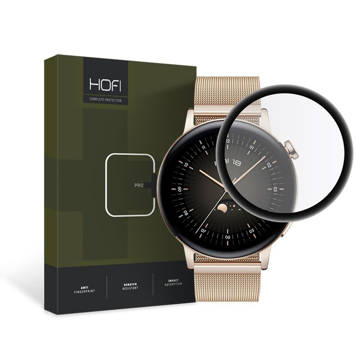 Szkło Hybrydowe Hofi Hybrid Pro+ Huawei Watch GT 3 42 mm Black
