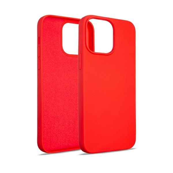 Beline Etui Silicone iPhone 14 Pro Max6,7" czerwony/red
