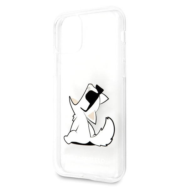 Etui KARL LAGERFELD Apple iPhone 11 Choupette Fun Bezbarwny Case