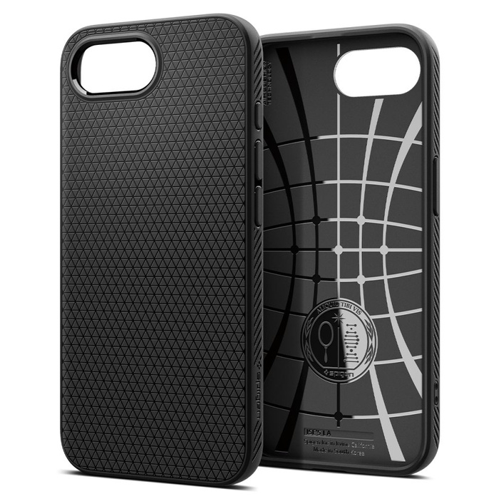 ETUI SPIGEN IPHONE 16E LIQUID AIR MATOWE CZARNE