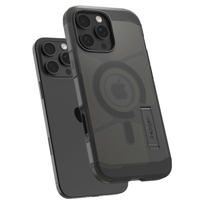 ETUI SPIGEN IPHONE 16 PRO MAX TOUGH ARMOR ”T” MAG MAGSAFE FROST BLACK