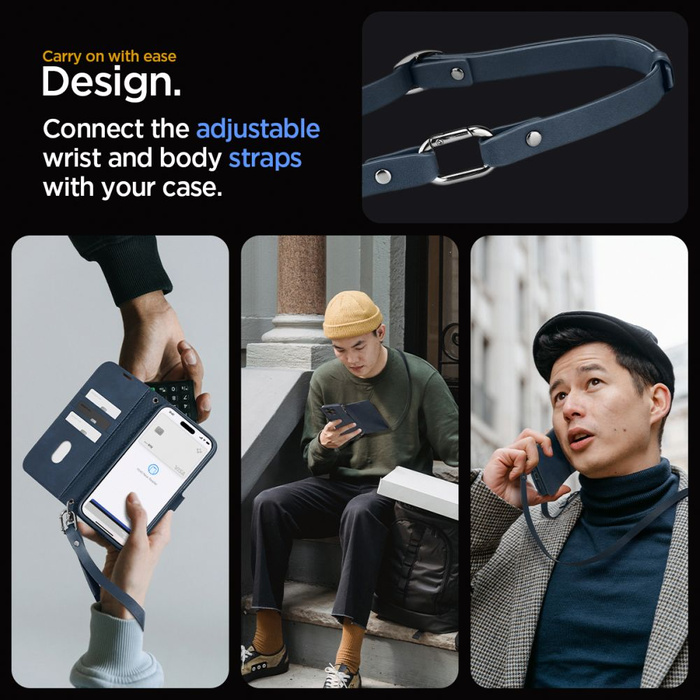 Etui Spigen Wallet ”s” Pro Iphone 15 Pro Max Navy