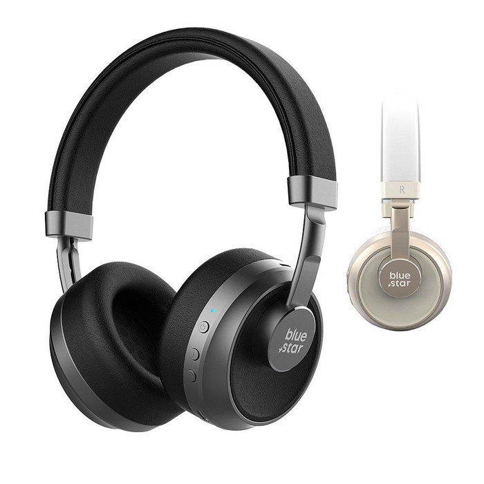 Słuchawki bezprzewodowe nauszne Blue Star BH02 czarne 