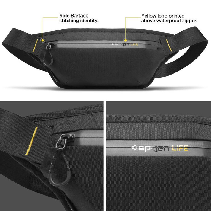 ETUI SPIGEN KD411 WAISTBAG KLASDEN BLACK