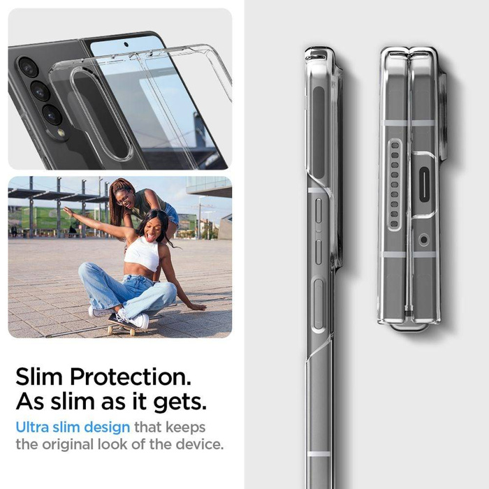 Etui Spigen Airskin Galaxy Z Fold 4 Crystal Clear
