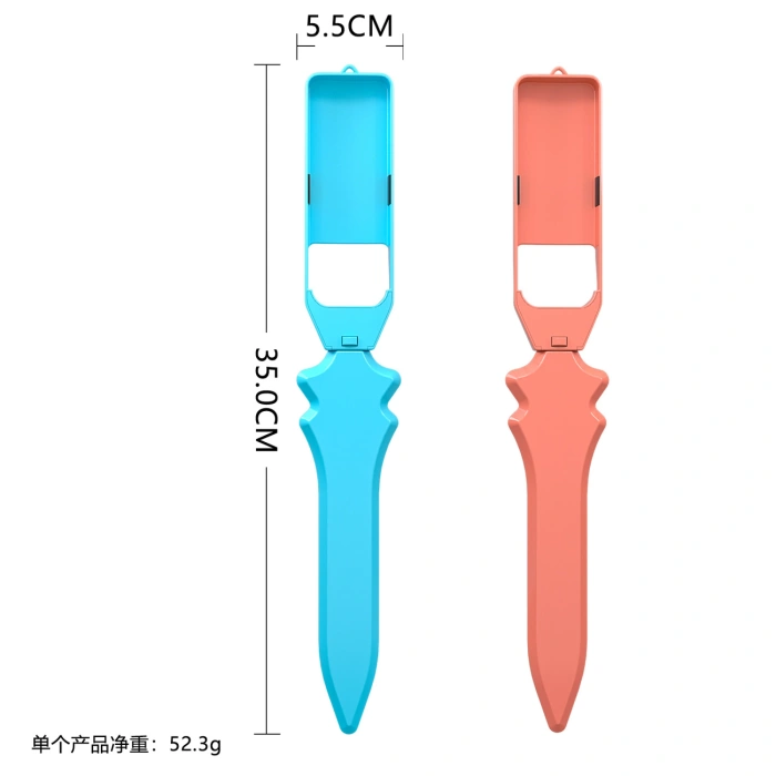 Pakiet akcesoriów rodzinnych 15 w 1 do konsoli Nintendo Switch 2 - zestaw pomarańczowy i niebieski