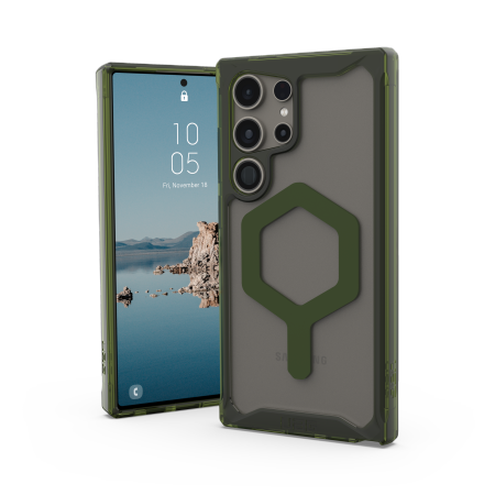 Etui UAG Plyo Pro Magnet - obudowa ochronna do Samsung Galaxy S24 Ultra 5G z wbudowanym modułem magnetycznym (ice-olive) Case
