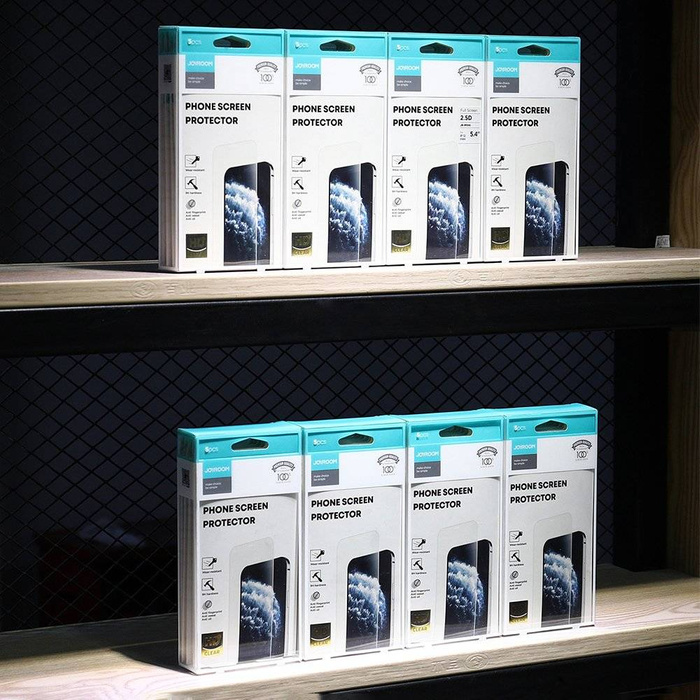 Joyroom Knight Series zestaw 40x szkło hartowane 2,5D do iPhone 12 Pro Max przezroczysty (JR-PF843)