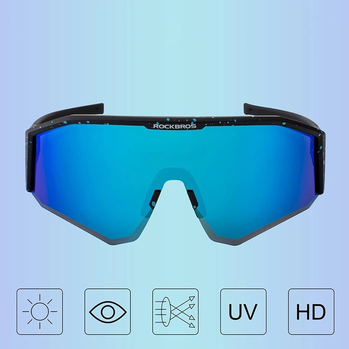 Okulary rowerowe Rockbros SP297 polaryzujące -  czarne