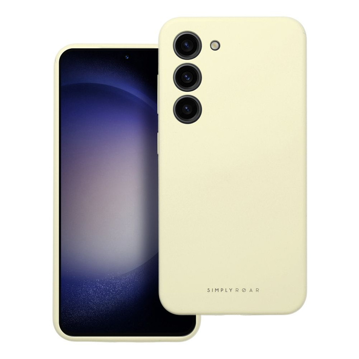ROAR futerał CLOUD SKIN do SAMSUNG S25 Ultra 5G Jasnożółty