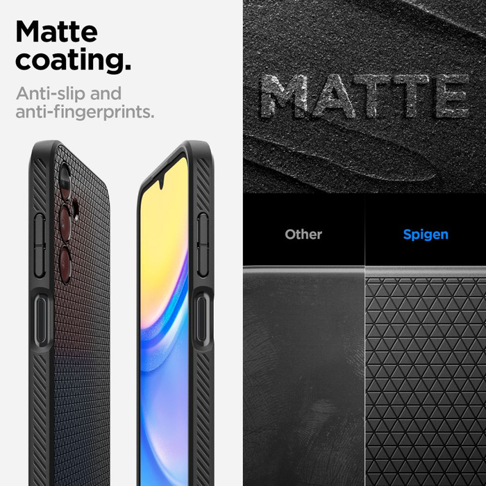 Etui Spigen Liquid Air Samsung Galaxy A15 4g / 5g Matte Black Case