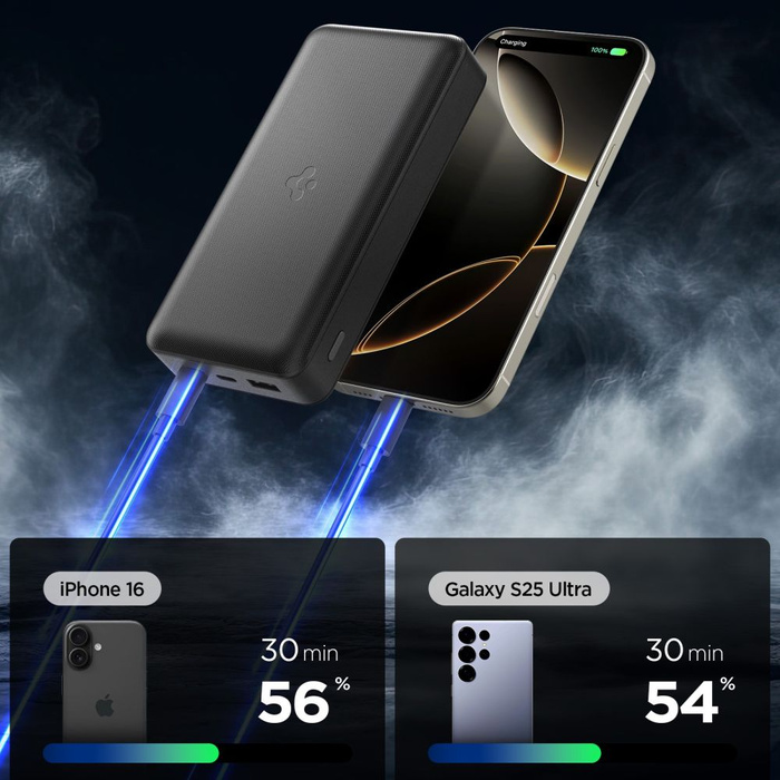 POWERBANK SPIGEN EA3030 POWER BANK 30000 MAH 30W BLACK